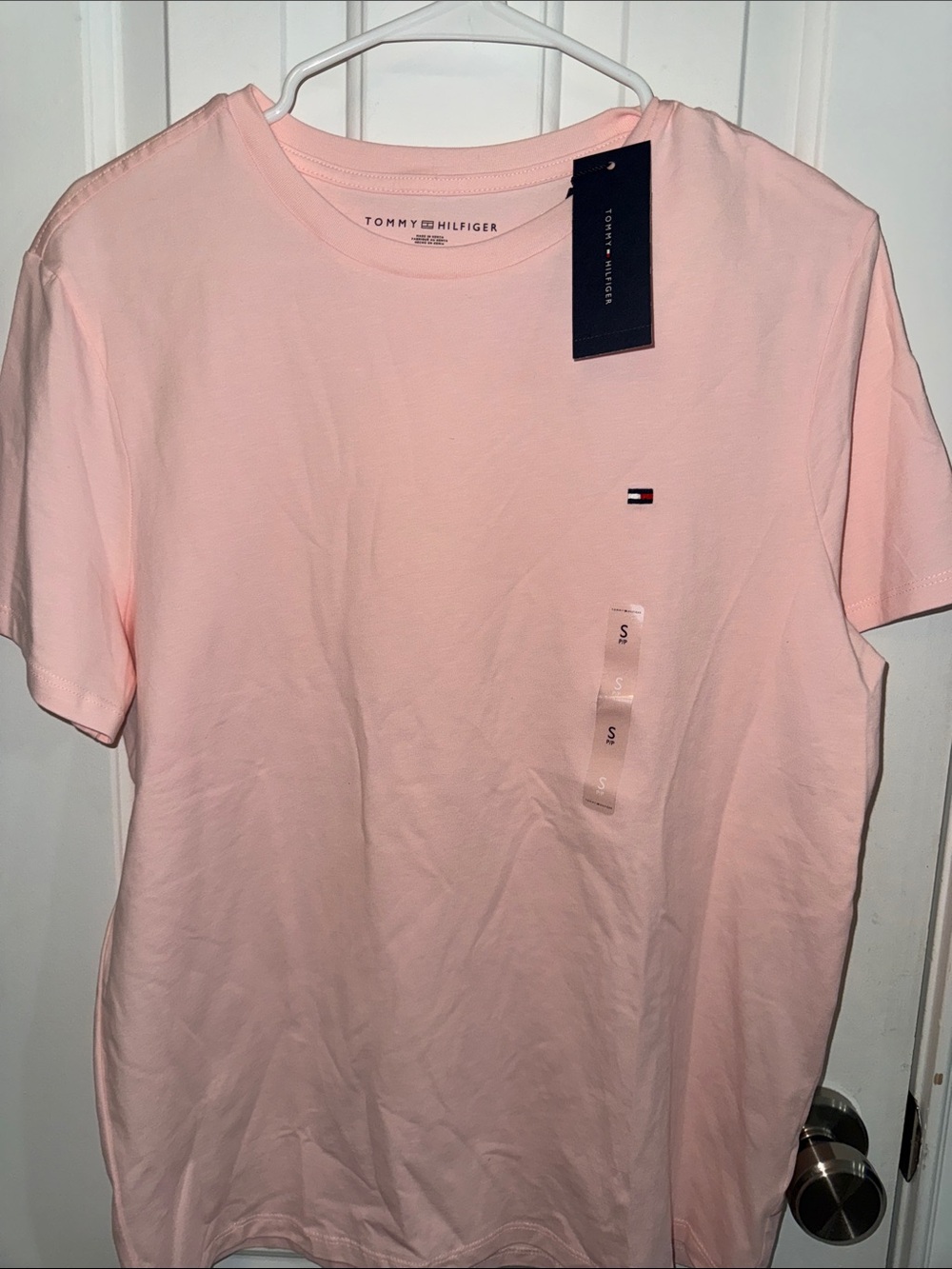 NWT Tommy Hilfiger Men’s Light Pink Short Sleeve Crew Tee